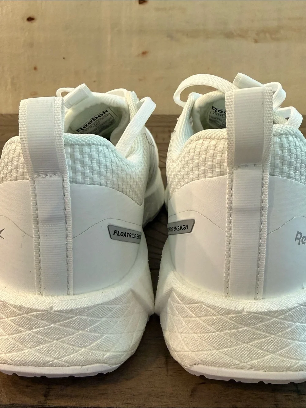 New Reebok Work Fusion Flexweave Composite Toe Shoes White Size 8.5